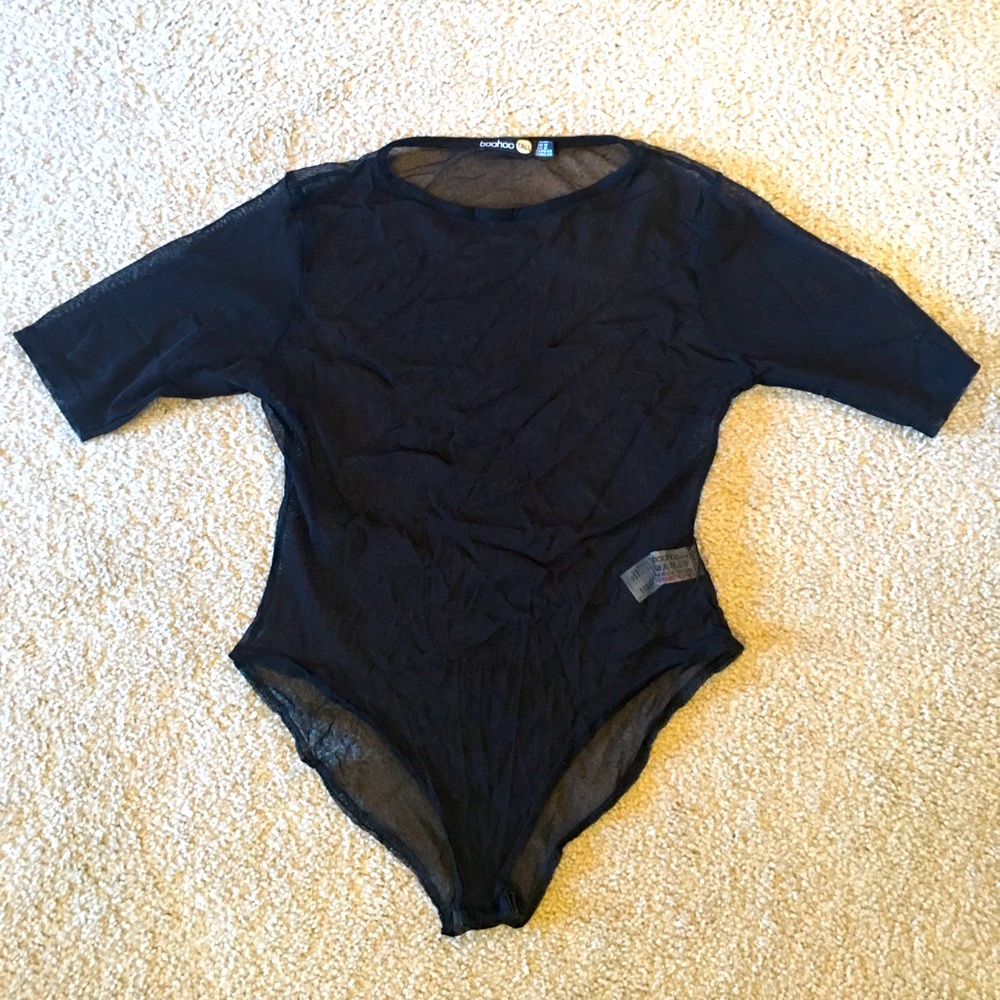 BOOHOO mesh bodysuit (tall)